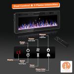 42" Recessed Wall-Mounted Electric Fireplace Heater
