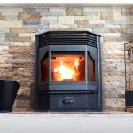Cleveland Iron Works WiFi Pellet Stove, Black