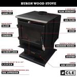 Huron Wood Stove by Cleveland Iron Works