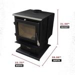 Huron Wood Stove by Cleveland Iron Works