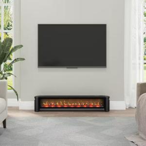 Duraflame Electric Fireplace Baseboard Heater - Black