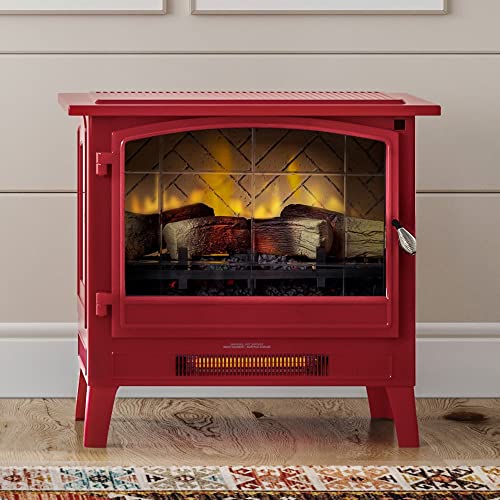 Deep Red Infrared Electric Fireplace Stove Heater