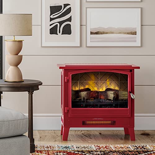 Deep Red Infrared Electric Fireplace Stove Heater