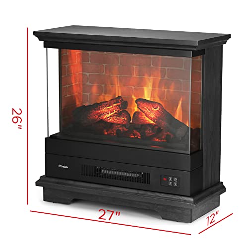 TURBRO Firelake 27-Inch Freestanding Electric Fireplace