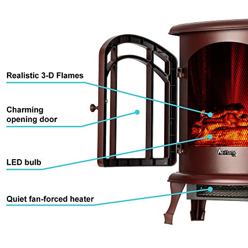 e-Flame USA Tahoe Portable Electric Fireplace Stove