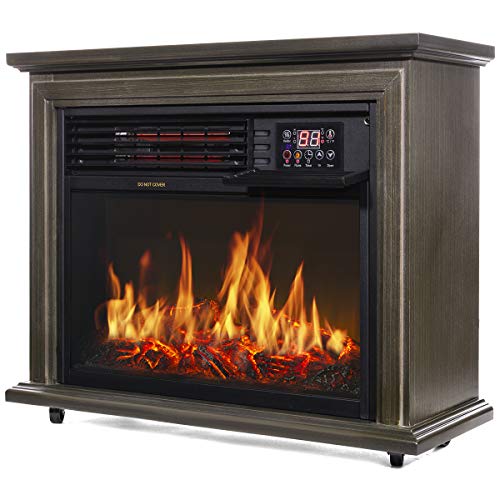 XtremepowerUS Electric Fireplace Heater with Remote
