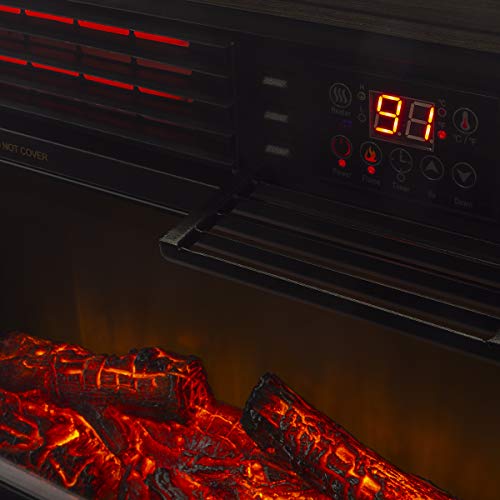XtremepowerUS Electric Fireplace Heater with Remote