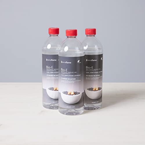 TerraFlame Premium Eco-Friendly Bioethanol Fuel - 3 Pack