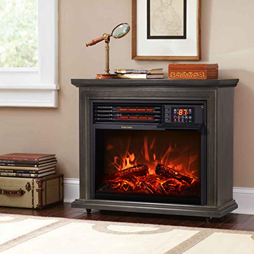 XtremepowerUS Electric Fireplace Heater with Remote