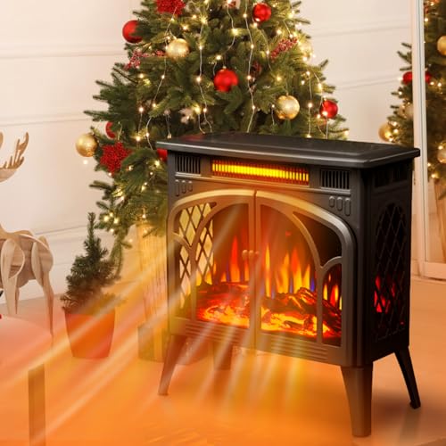 ZAFRO 24-inch Portable Electric Fireplace Heater