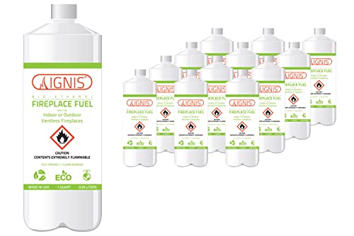 Bio Ethanol Fireplace Fuel - 12 Quarts