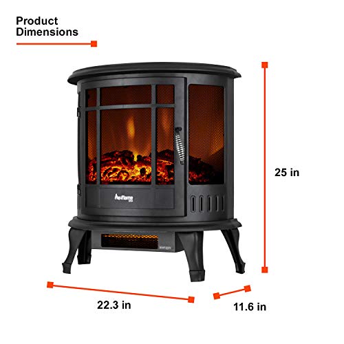 Regal 25" Portable Electric Fireplace Stove