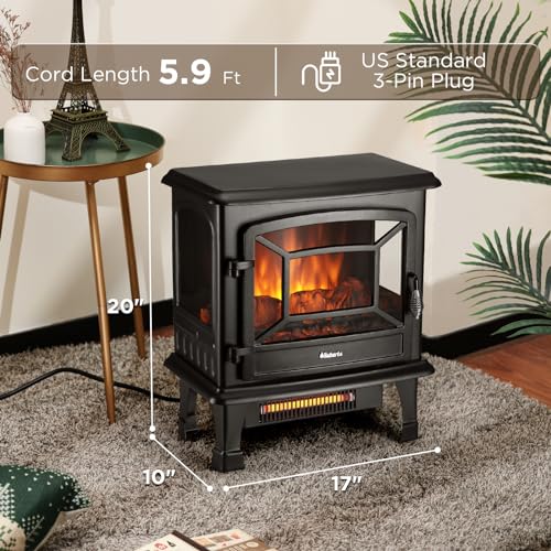 Turbo Suburbs 20" Infrared Electric Fireplace Stove