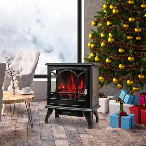 GOFLAME 23” Freestanding Electric Fireplace Stove