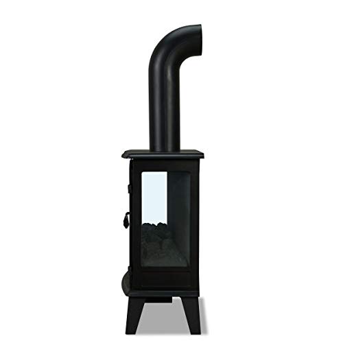 Real Flame Foster Electric Stove Fireplace with Thermostat