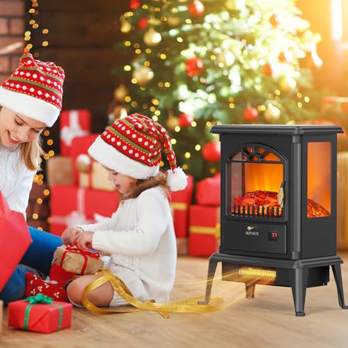 ROVSUN 1500W Electric Fireplace Stove with Remote