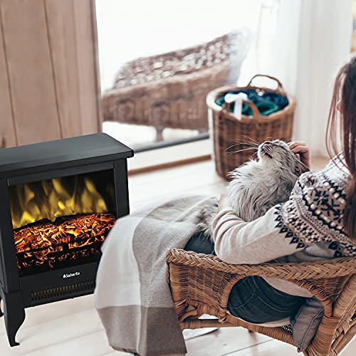 TURBRO TS17 Compact Electric Fireplace Stove