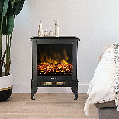 TURBRO TS17 Compact Electric Fireplace Stove