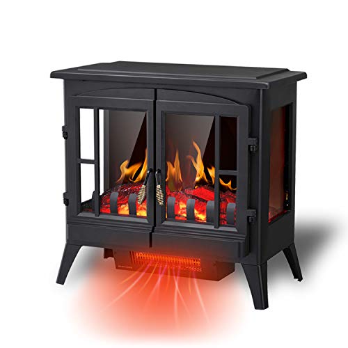 R.W.FLAME 23" Electric Infrared Fireplace Heater