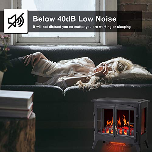 R.W.FLAME 23" Electric Infrared Fireplace Heater