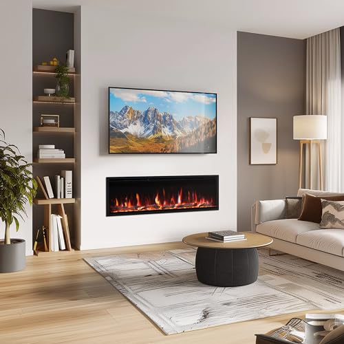 PuraFlame Herman 50" Smart Electric Fireplace