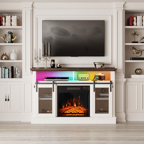 Electric Fireplace Insert with Remote Control