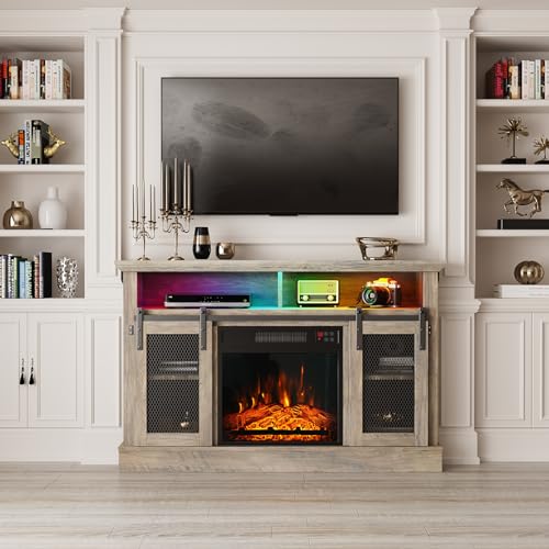Electric Fireplace Insert with Remote Control
