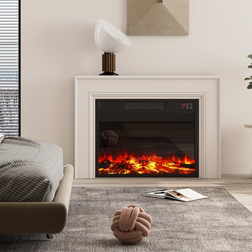 Electric Fireplace Insert with Remote Control
