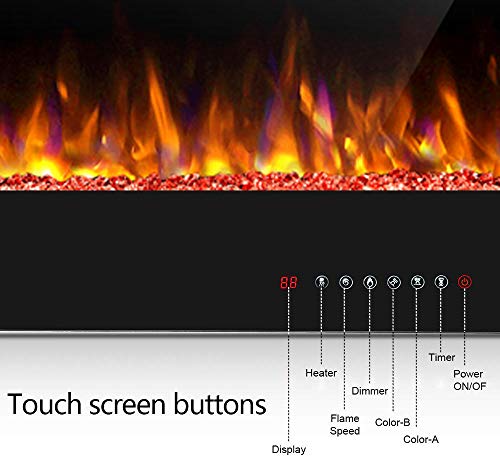 Antarctic Star 36-Inch Electric Wall Fireplace