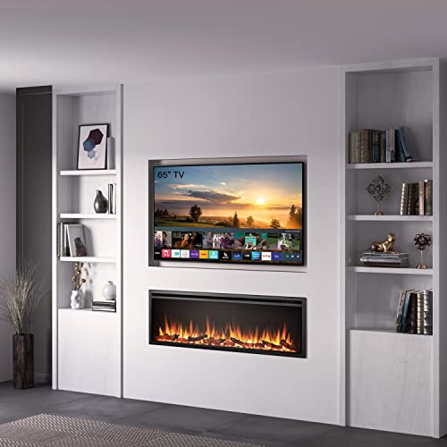 LegendFlame Austin 60" Recessed Electric Fireplace