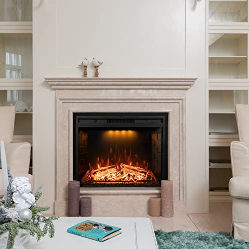 Dreamflame 36" Electric Wall Fireplace with Remote