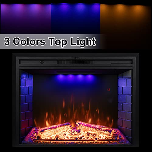 Dreamflame 36" Electric Wall Fireplace with Remote