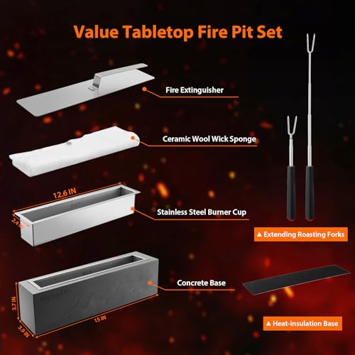 GardenLifer 15" Tabletop Smokeless Fire Pit