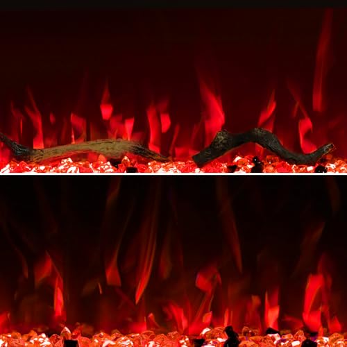 Smart 65" Electric Fireplace Insert with Remote