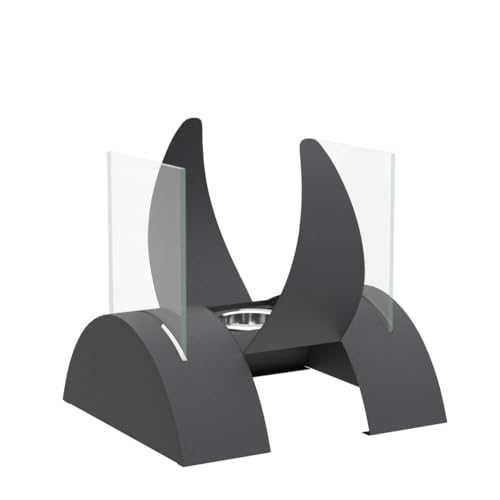 JHY DESIGN Square Outdoor Bioethanol Table Fireplace
