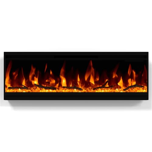 30" Ultra-Thin Wall Mounted Electric Fireplace