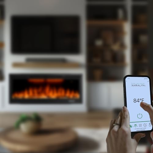 WiFi Electric Fireplace Insert with Smart Control