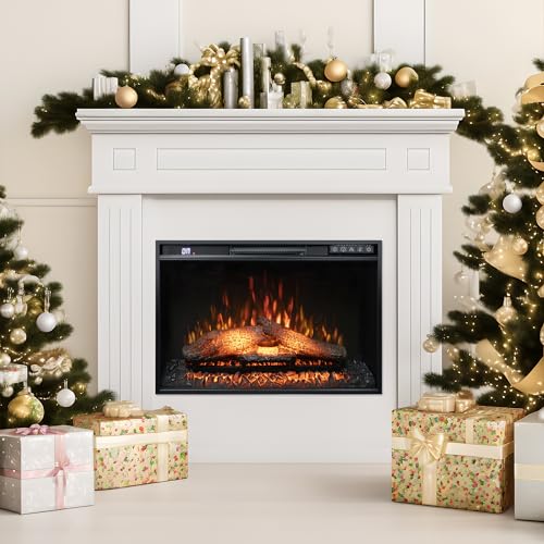 Oxhark 26" Electric Fireplace Insert with Remote