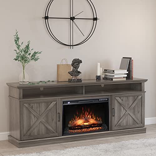 Oxhark 26" Electric Fireplace Insert with Remote