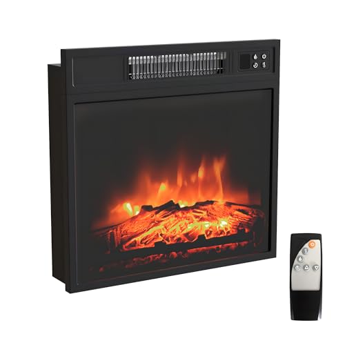 TRONLEE 18" Electric Fireplace Insert with Remote
