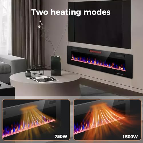 Crzoe 30" Electric Fireplace with Remote Control