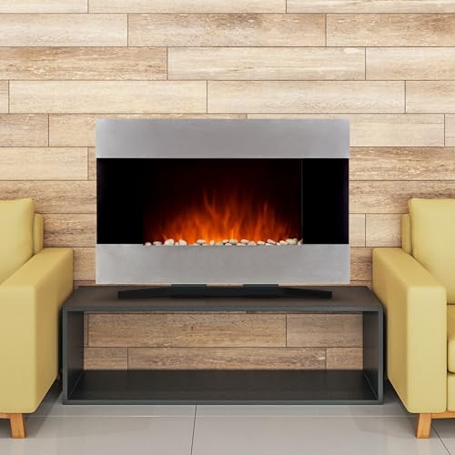 Nordwest 80 Electric Wall-Mounted Fireplace Stand