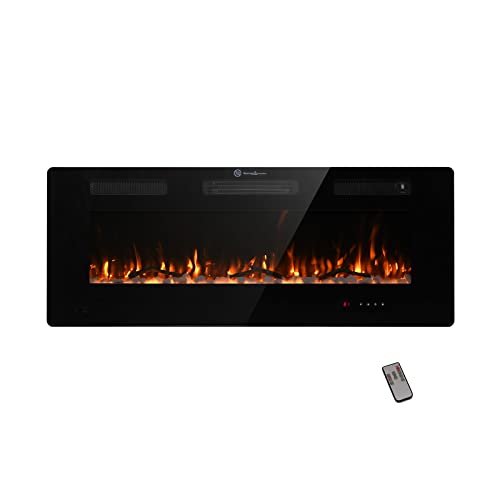FODINGHILL 50" Wall Mounted Electric Fireplace Heater