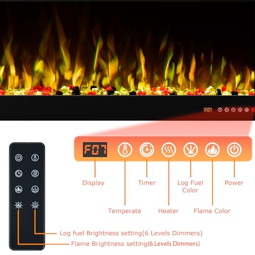 Vinmount 33" Smart Electric Fireplace Insert