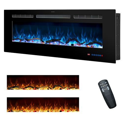 Rodalflame 48" Electric Fireplace Insert with Remote