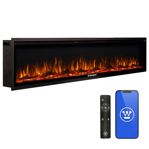 Westinghouse 50" Electric Fireplace with Smart Control
