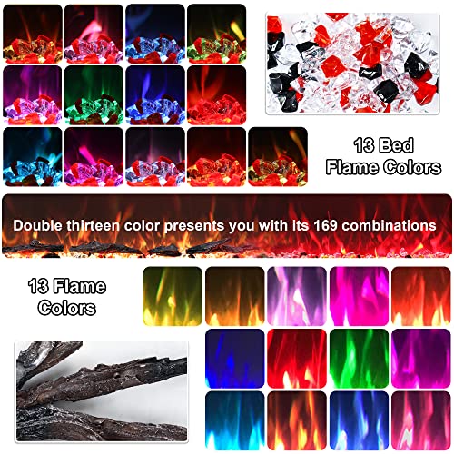 Rodalflame 48" Electric Fireplace Insert with Remote