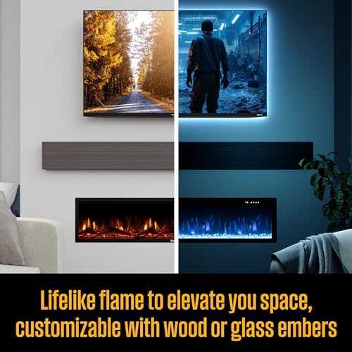 Westinghouse 50" Electric Fireplace with Smart Control