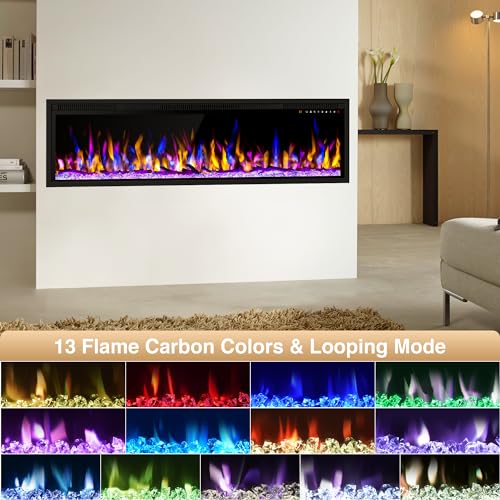 ALPACA Smart 50" WiFi Electric Fireplace Heater