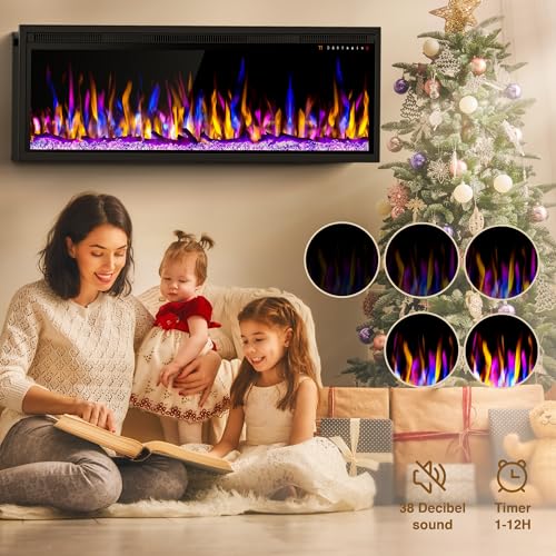 ALPACA Smart 50" WiFi Electric Fireplace Heater